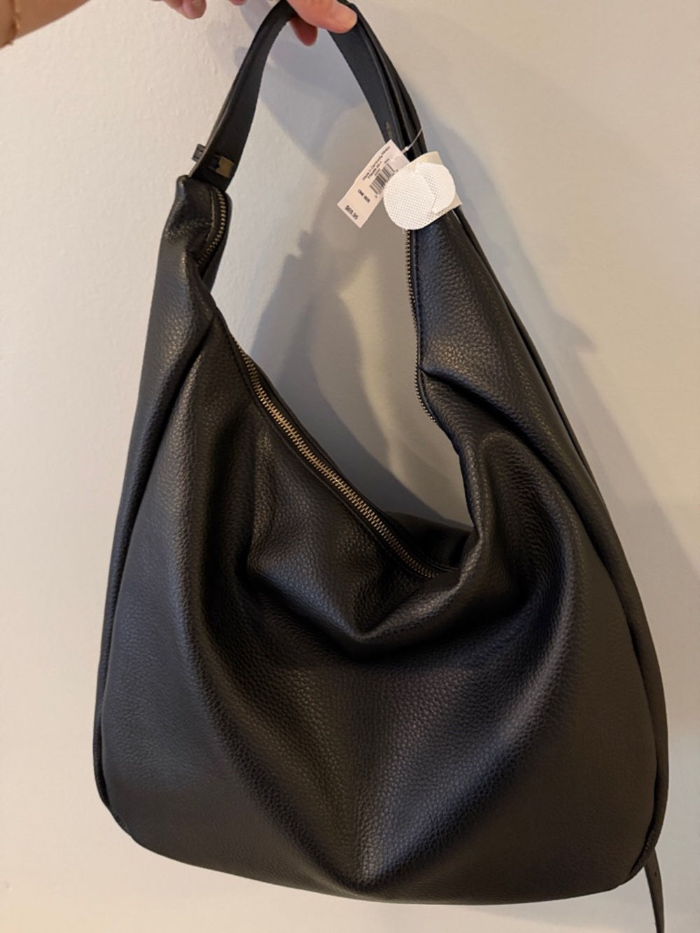 GAP Black Pebbled Hobo Shoulder Bag
